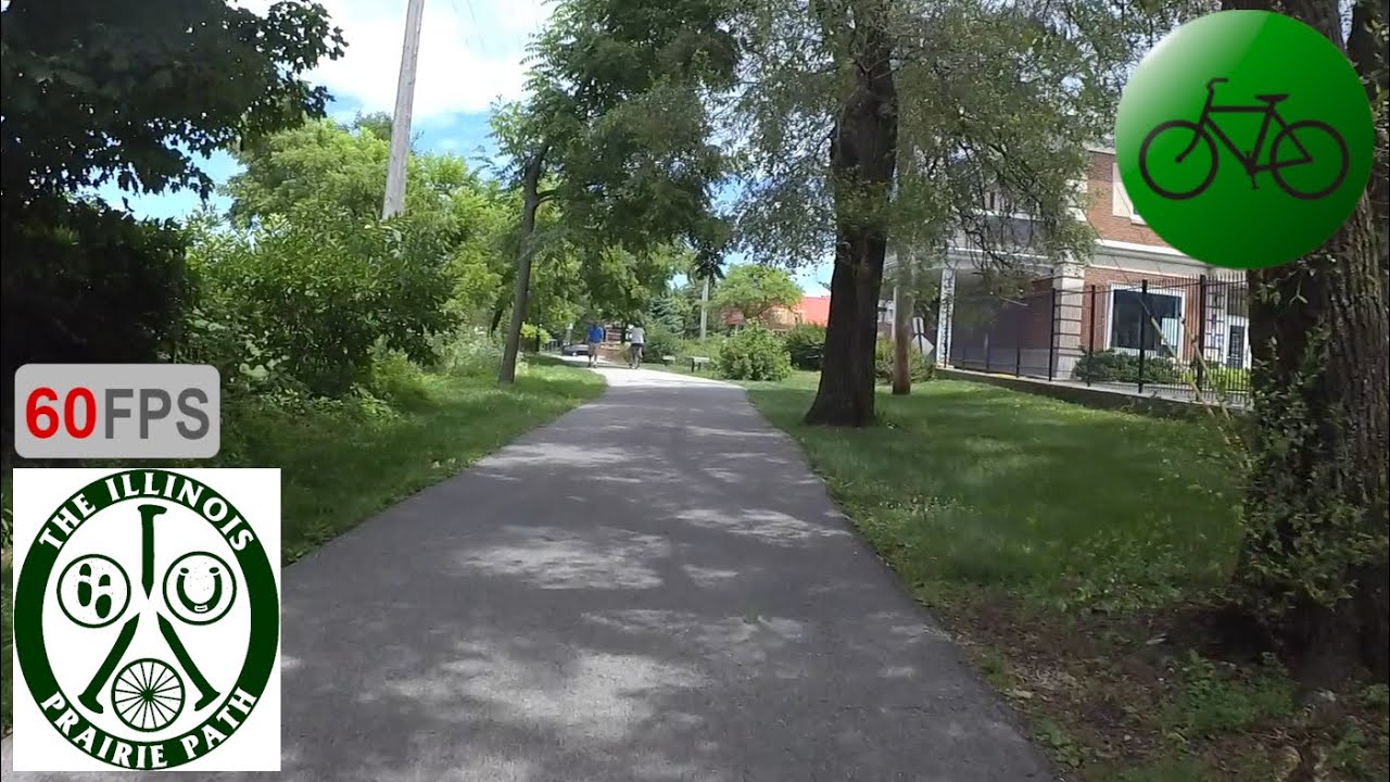 IL Prairie Path Main Stem EB, Wheaton, IL to Salt Creek G. Trail (Villa Park, IL) | VirtualBike