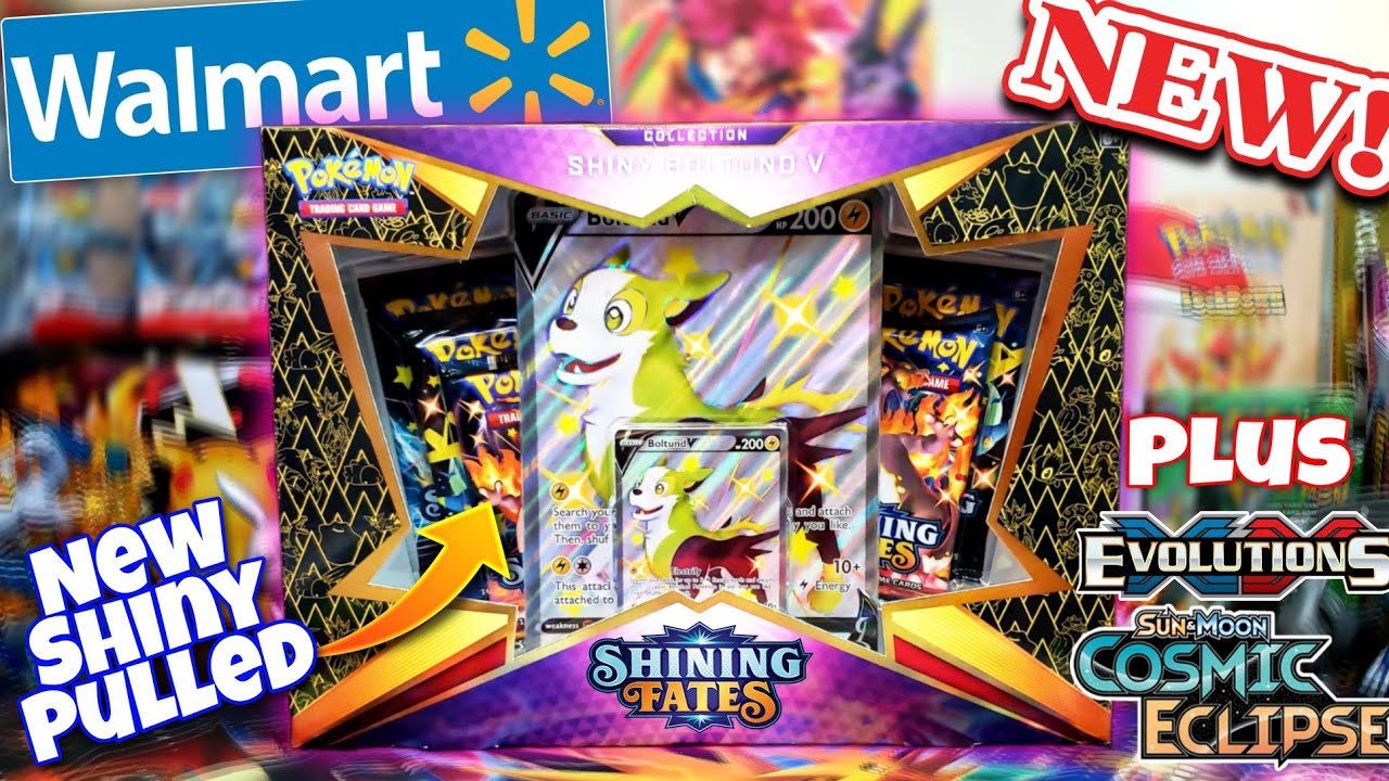 *NEW* Shining Fates Boltund V Collection Box!!! New Shiny Pulled!