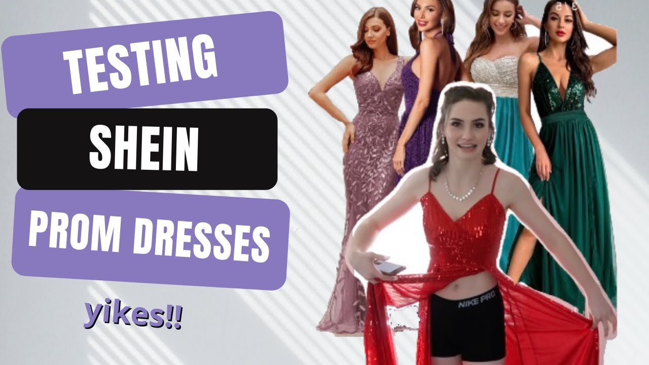 testing shein prom dresses