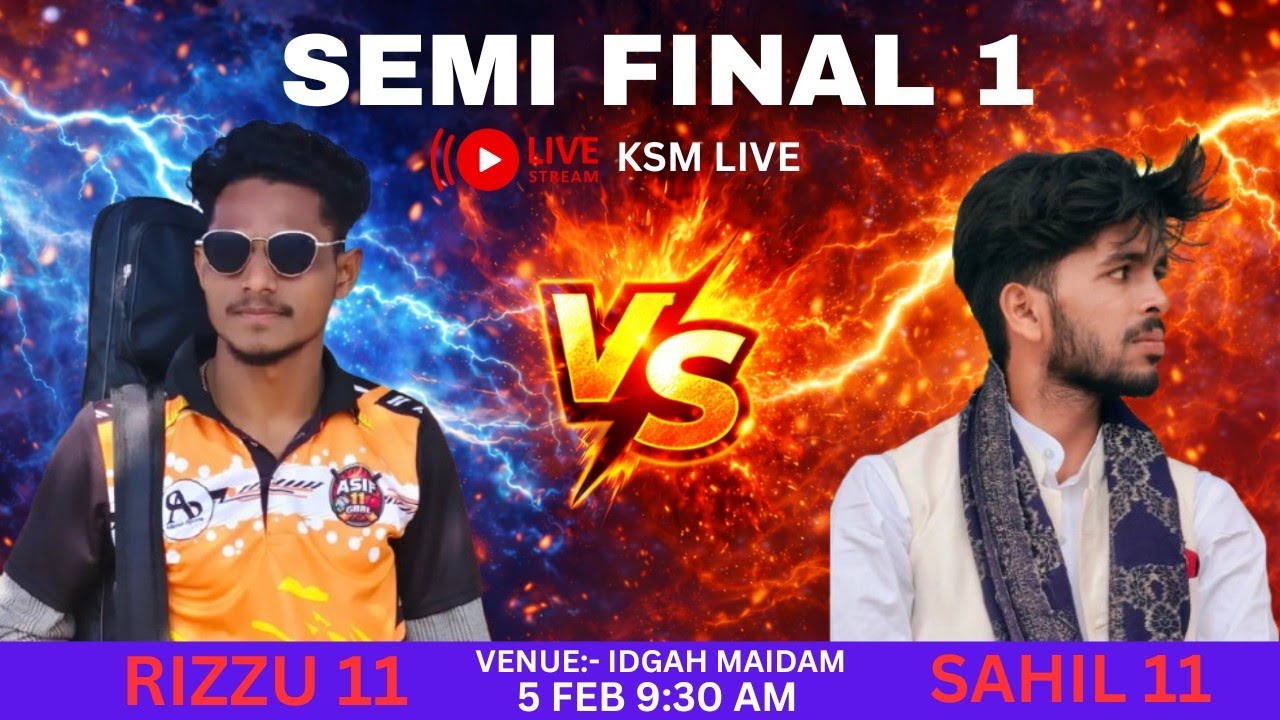 SEMI FINAL 1 🔥 RIZZU 11 vs SAHIL 11 | LIVE MATCH | PPL