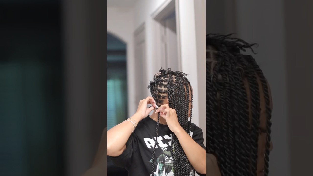 Individual Crochet Twists #hairstyles #braids