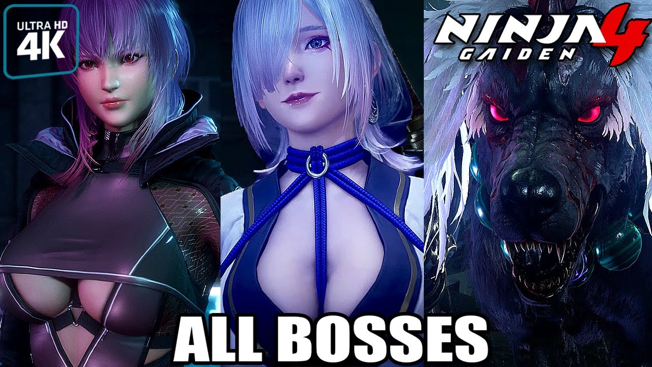 NINJA GAIDEN  4 - All Bosses + True Ending (With Cutscenes) 4K 60FPS UHD PC