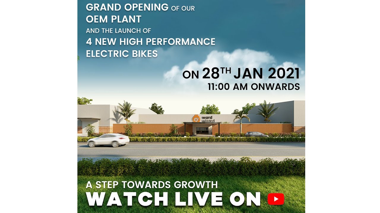 Grand Opening of OEM Plant & Launch of 4 New High Performance Electric Bike