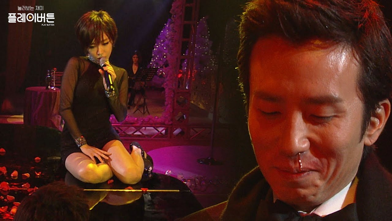 [고화질] 가인의 유혹에 코피터진 유희열😈 가인, 윤종신, 유희열 - 시선♬ 크리스마스 특집 | KBS 121221방송