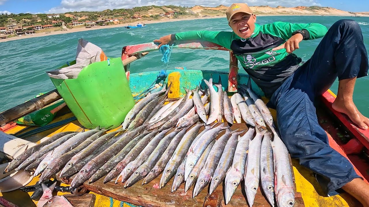 INACREDITÁVEL A QUANTIDADE DE PEIXES QUE PESCAMOS (DIEGO PESCADOR AMADOR)