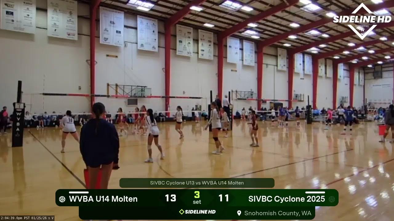 SIVBC Cyclone 2025 vs. Apex NW U14 Summit (2026.01.25)