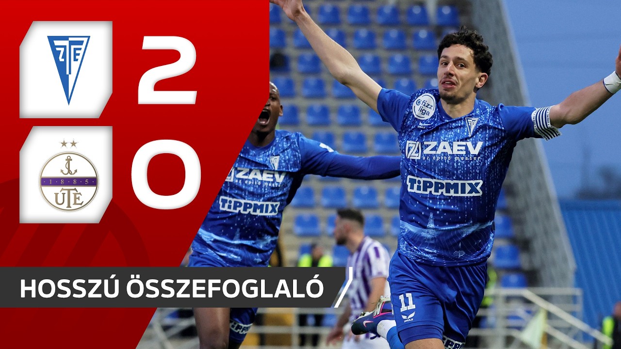 Fizz Liga: ZTE FC&ndash;&Uacute;jpest FC 2&ndash;0 | hossz&uacute; &ouml;sszefoglal&oacute;