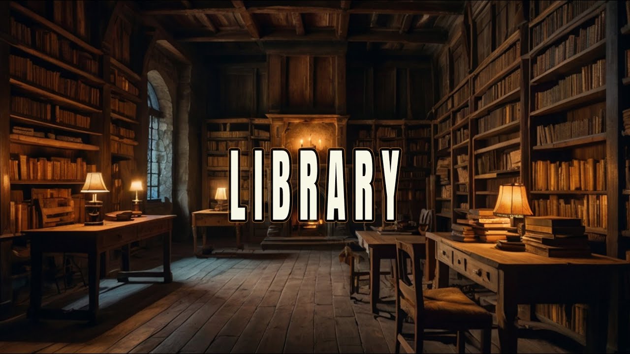 Medieval Library Ambience 📚 1 Hour | Castle Study Music for Focus, Reading & Relaxation