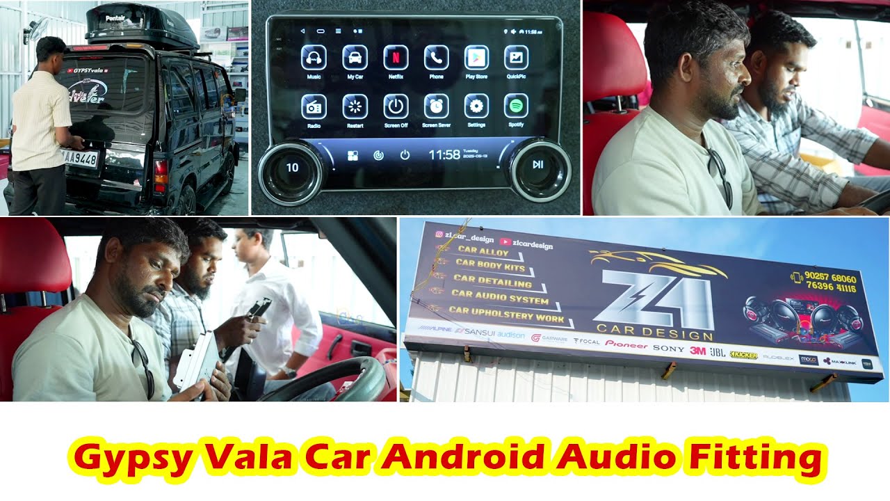 Gypsy Vala Car Android Audio Fitting