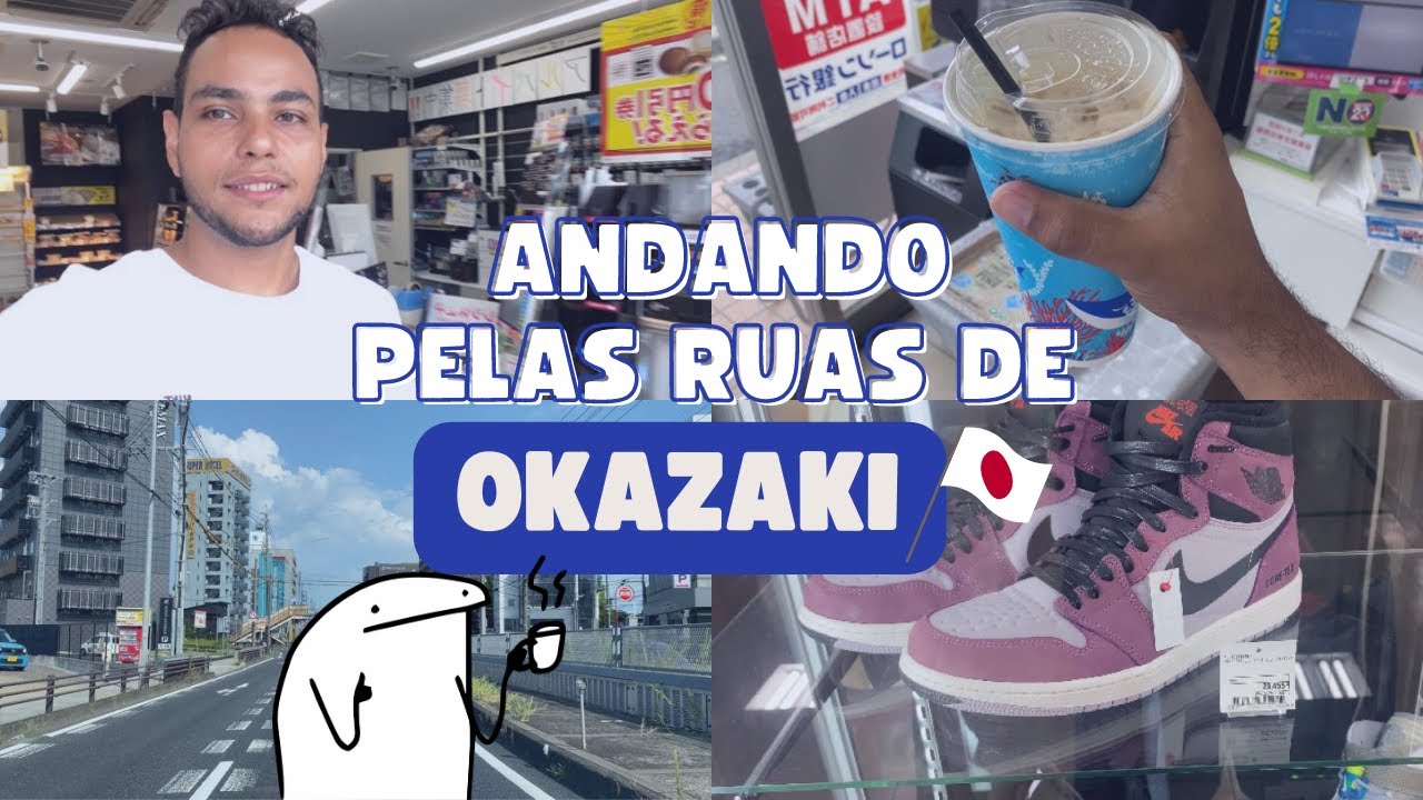 ANDANDO PELAS RUAS DE OKAZAKI / PASSADINHA NA LOJA DE  USADO. #japão #curiosidades  #cafe