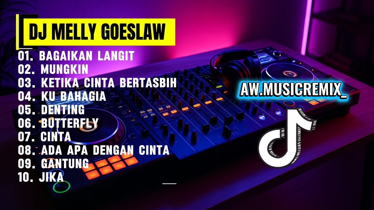 DJ Remix Full Album Melly Goeslaw Terbaik | Lagu Galau & Pop Hits Versi DJ Aesthetic