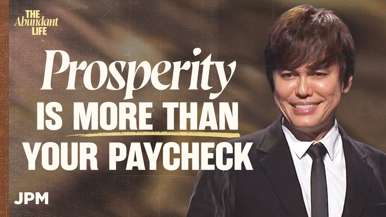 More Than Money: God’s Plan to Prosper You | Joseph Prince Ministries