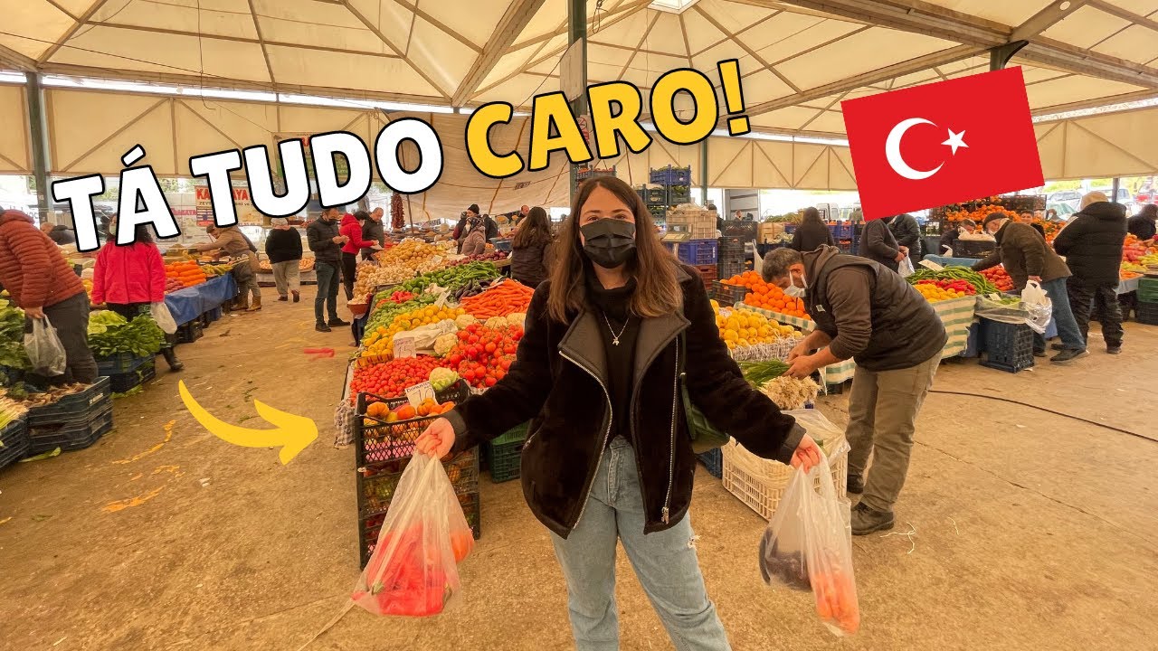 FEIRA LIVRE NA TURQUIA E ROTINA DE DOMINGO, SOU PRIVILEGIADA! | Carol na Turquia | Vida na Turquia