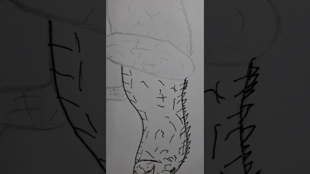 Como desenhar dino de 65 ameaça pré histórica