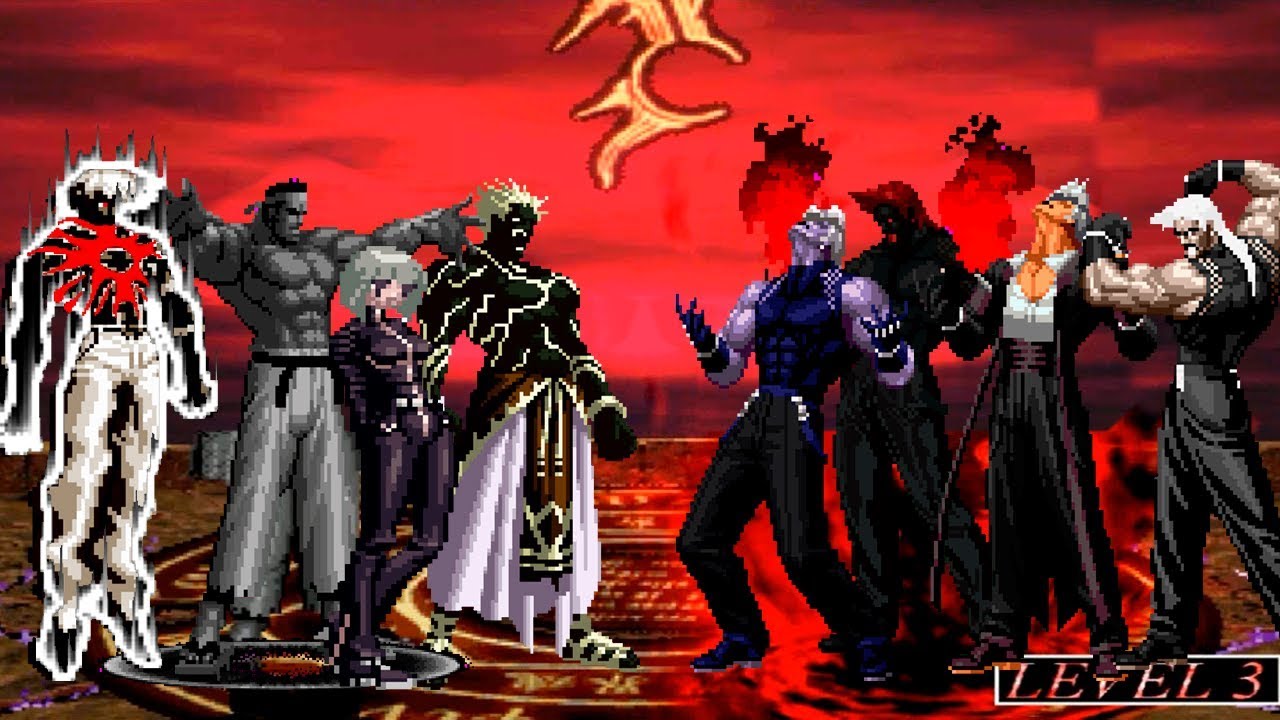 KOF Mugen Stone Team VS Súper Rugal Team