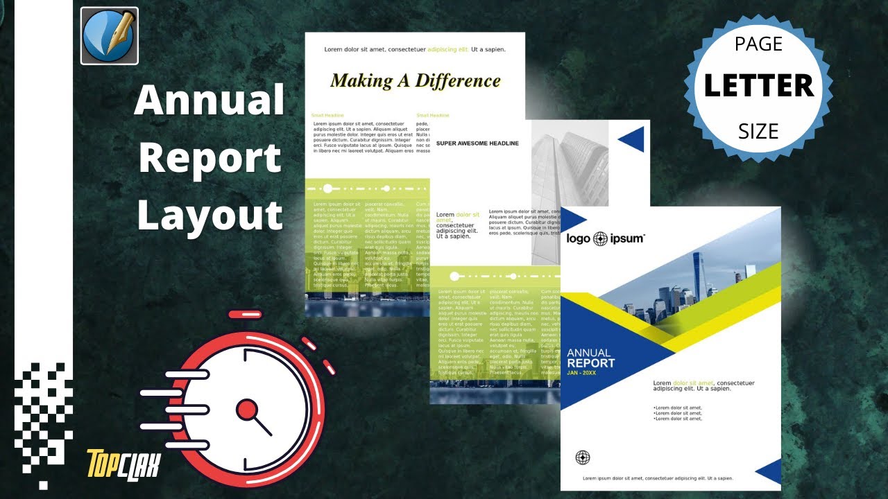 Annual Report Layout: Speed Art (Scribus)
