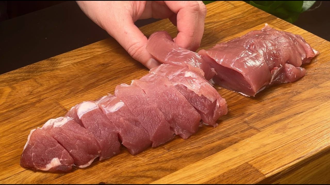 Haben Sie Schweinefilet? Machen Sie dieses Restaurantgericht!