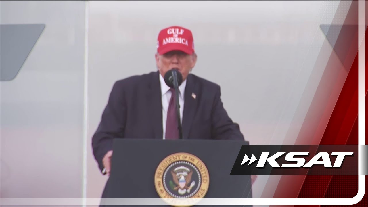 WATCH: President Trump addresses energy, key midterm races in Texas during Corpus Christi visit