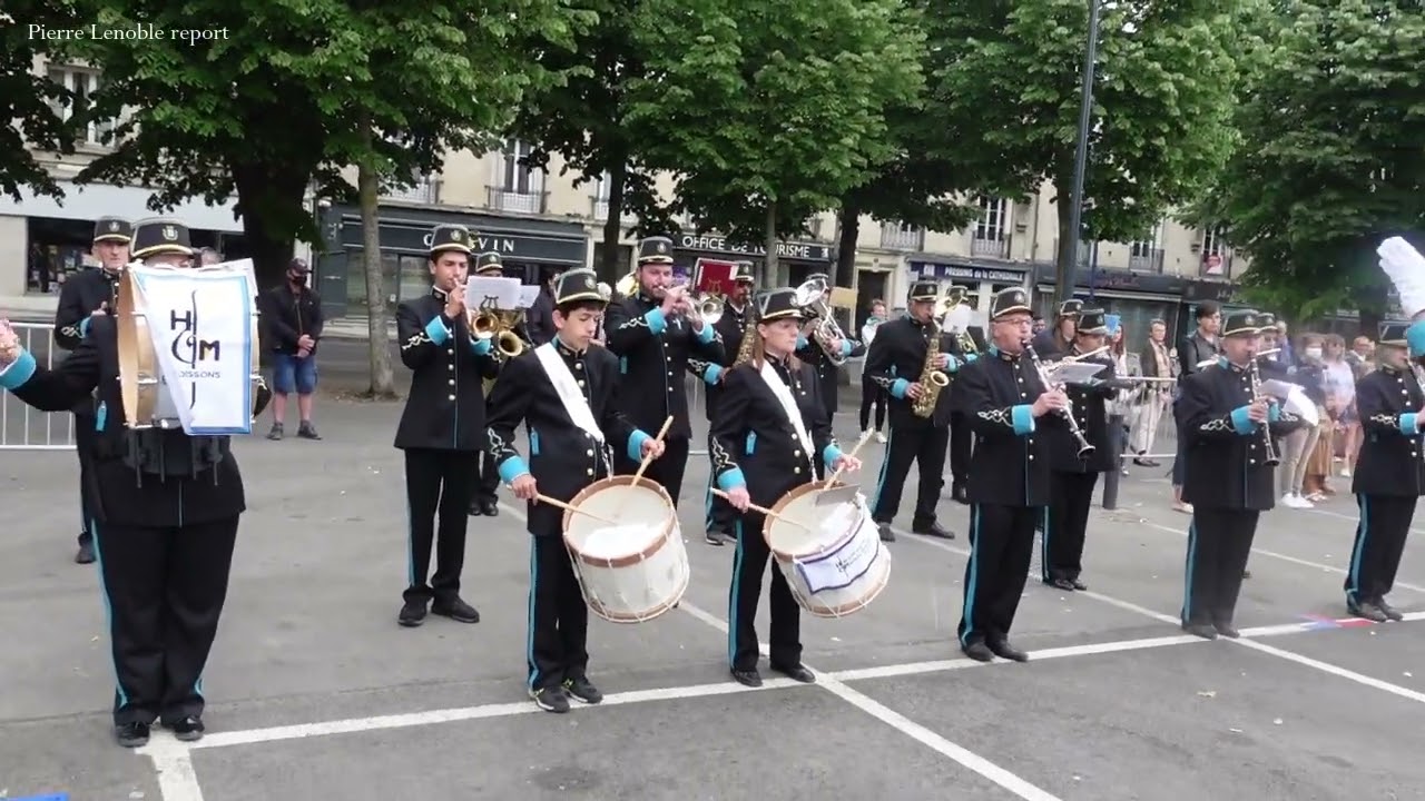 Le 8 mai 2022 à Soissons les 4 hymnes HMS Pierre Lenoble report