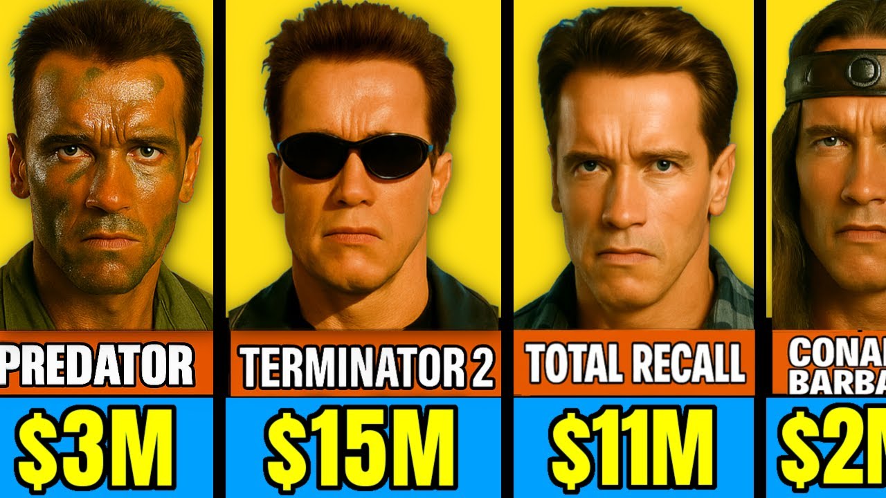 💰🤑 How Much Arnold Schwarzenegger Got Paid for Every Movie He Ever Made