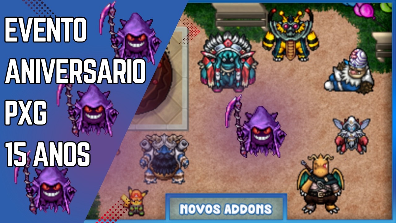 Anivers&aacute;rio PXG 2026 - 15 anos !! para & bens !! Estou ficando velho !! [15th PokexGames]