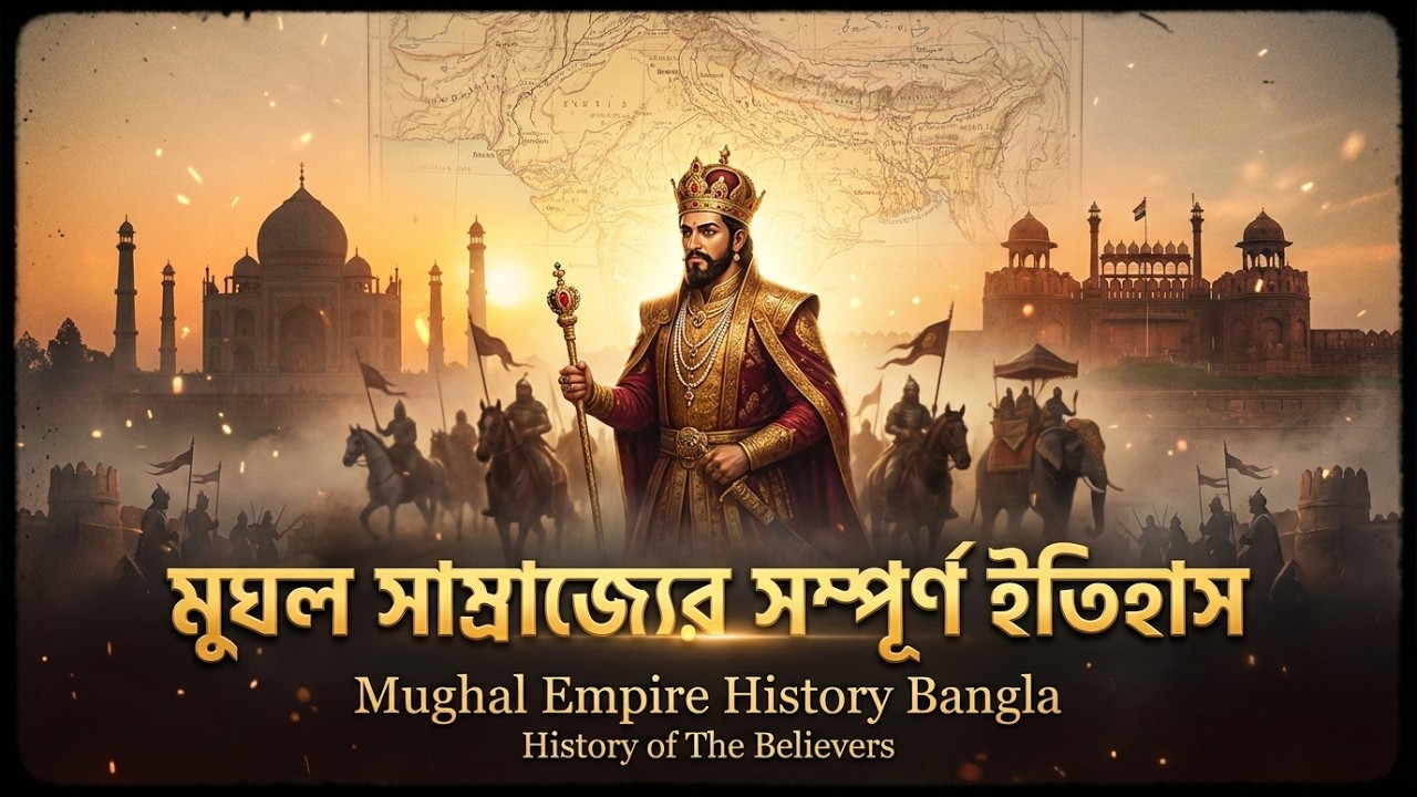 মুঘল সাম্রাজ্যের সম্পূর্ণ ইতিহাস। MUGHAL EMPIRE HISTORY BANGLA। HISTORY OF THE BELIEVERS.