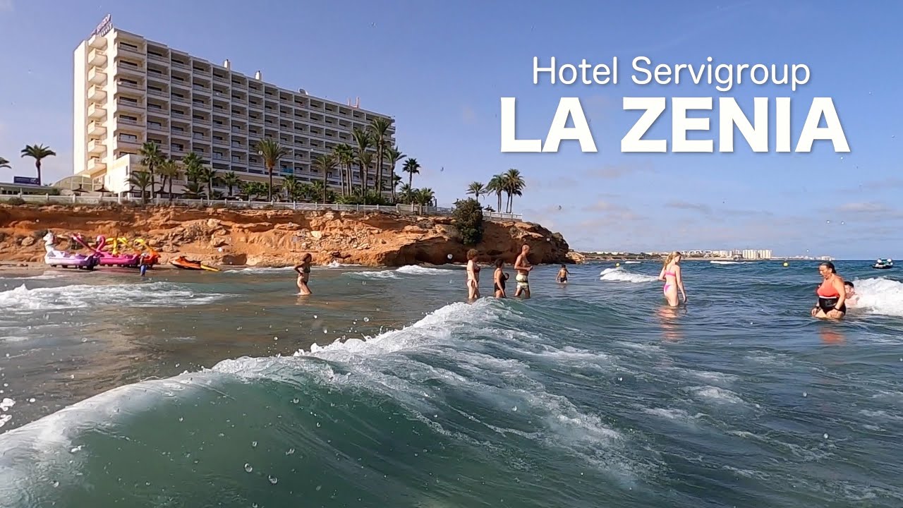 Hotel Servigroup LA ZENIA and nearby beaches, Sept 2022