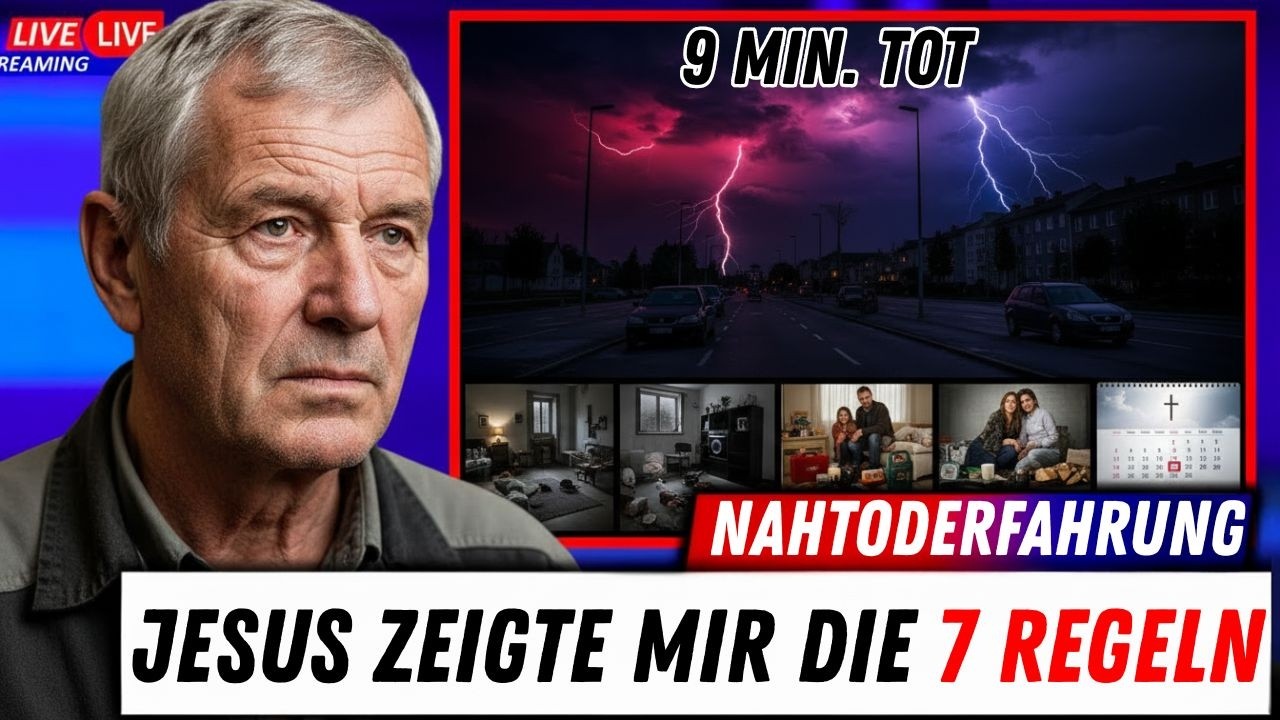 Ich war 9 Minuten tot: Jesus zeigte mir die 7 Regeln für die 3 Tage der Finsternis