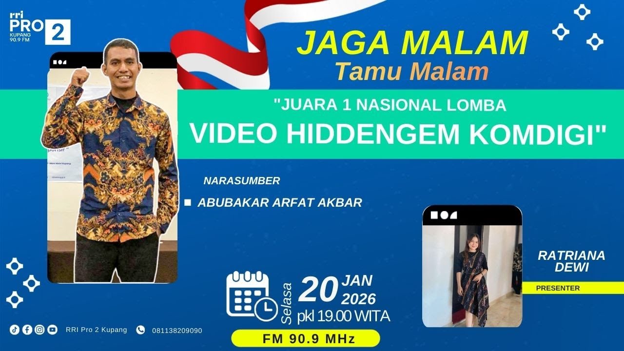 [LIVE] TAMU MALAM | JUARA 1 NASIONAL LOMBA VIDEO HIDDENGEM KOMDIGI | SELASA, 20 JANUARI 2026