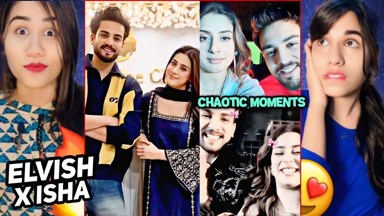 Elvish × Isha Justin Bieber Viral Moments Reaction❤️🔥 | #Elvisha