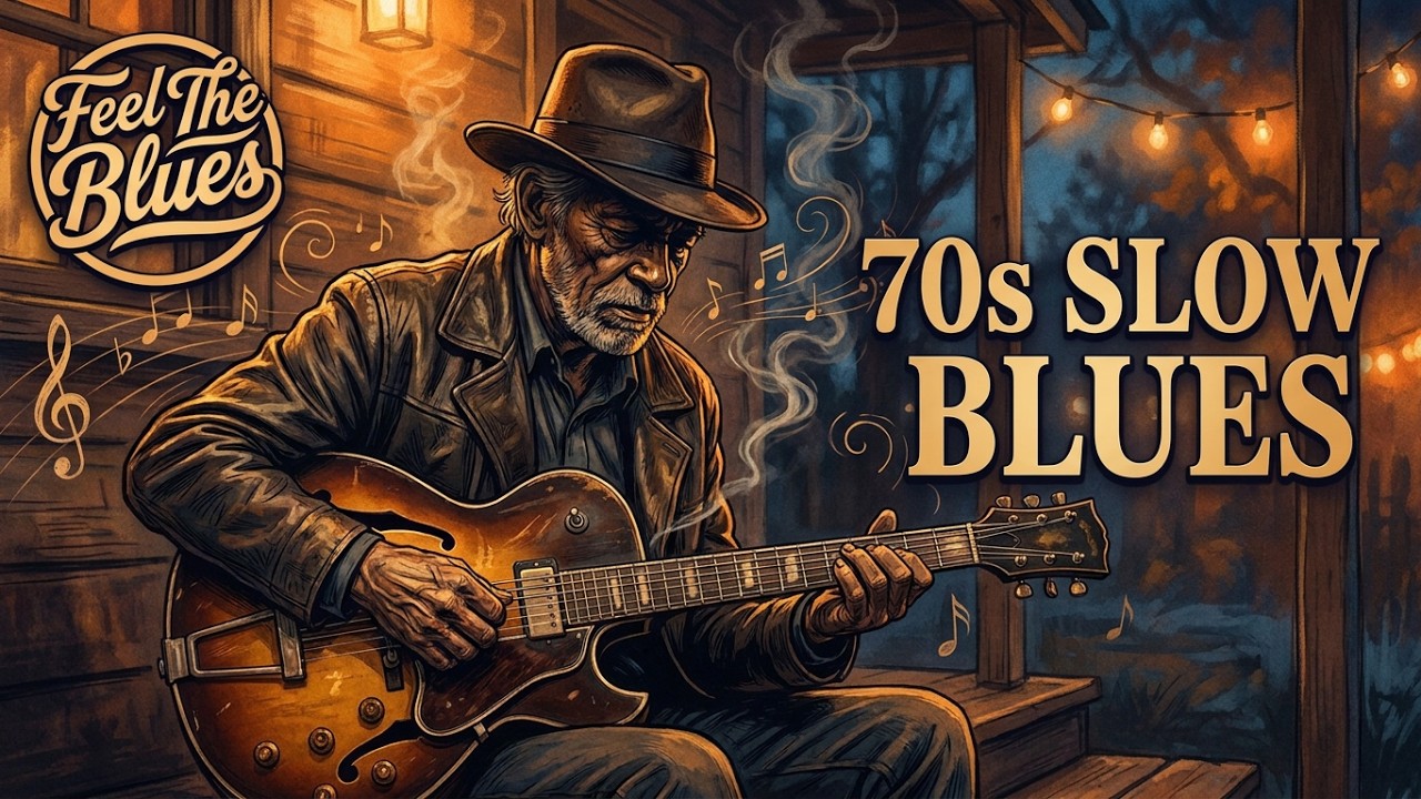 70s Slow Blues Rock Vibes 🎸 Chill & Relaxing Blues Rock Music | Vol.1