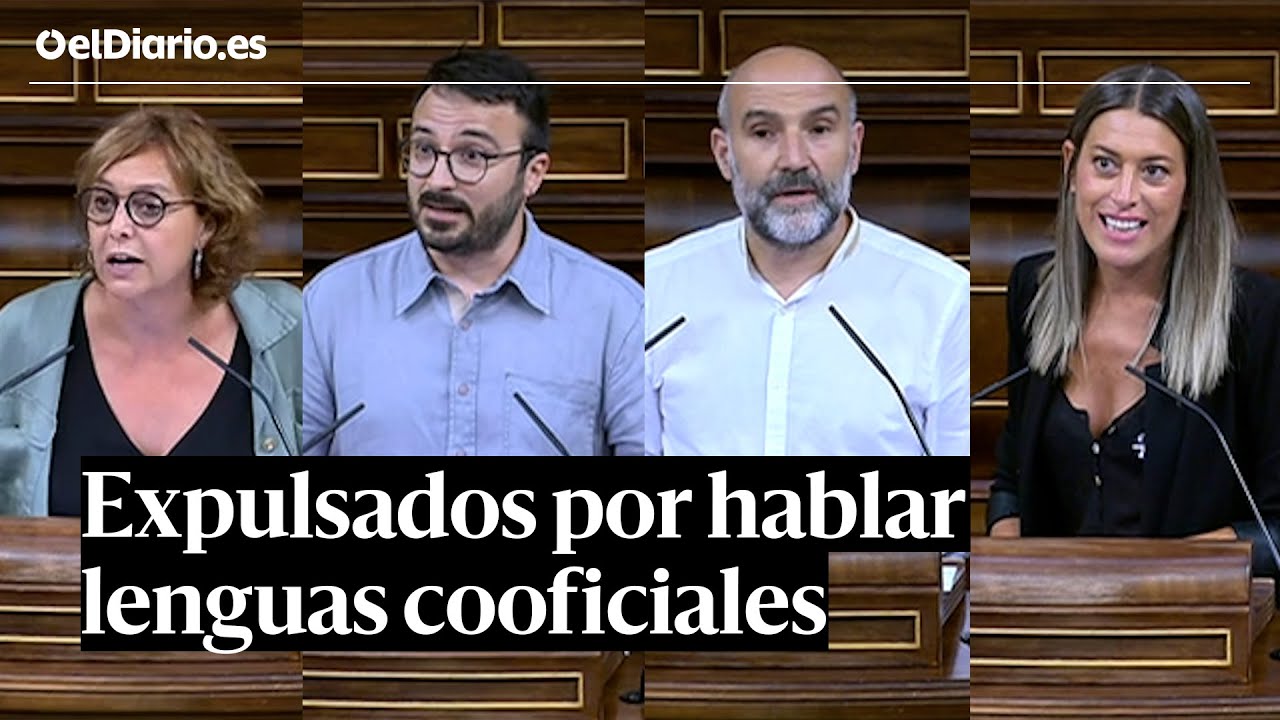 Independentistas fuerzan su expulsión del Congreso reivindicando el uso de las lenguas cooficiales