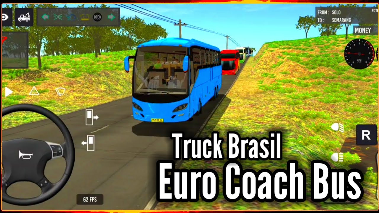 Novo Coach Bus Simulator - Gameplay para Android