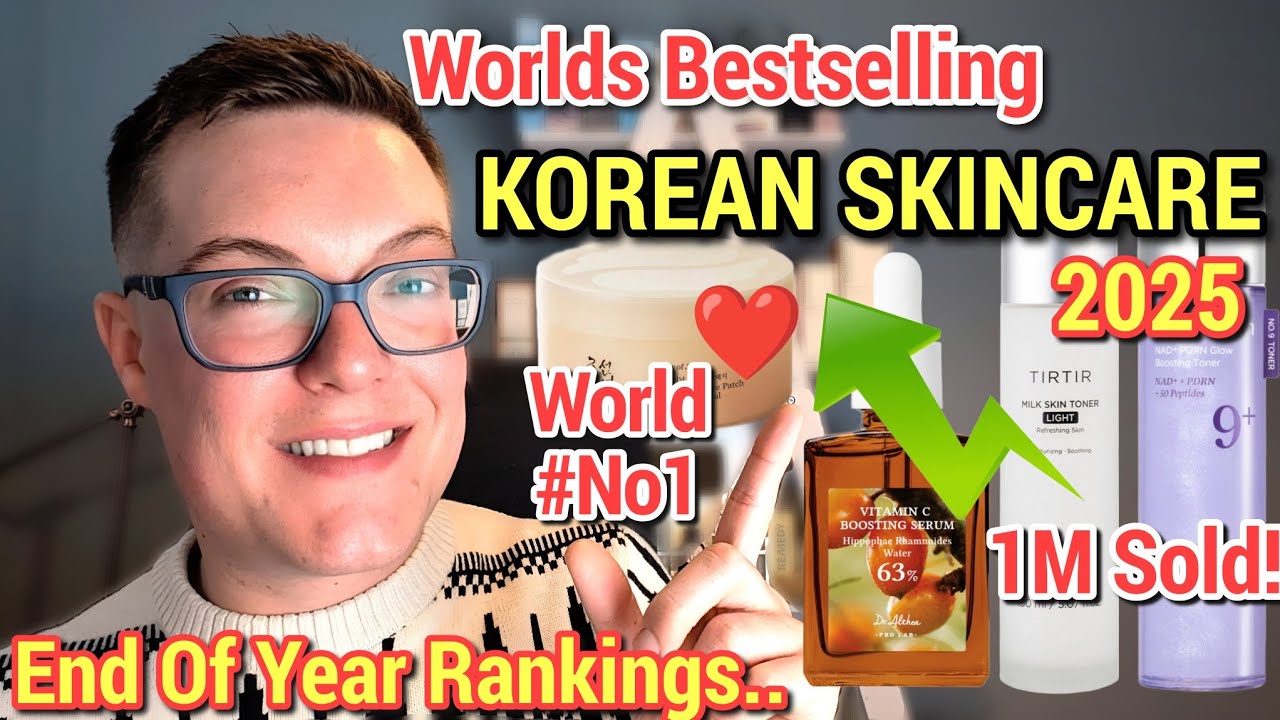 KOREAN SKINCARE WORLD RANKINGS 2025 - Bestselling Korean Skincare 2025