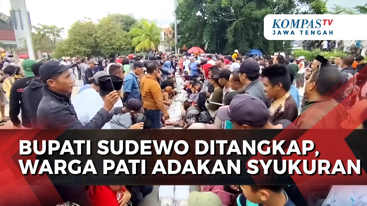 Warga Pati Adakan Syukuran dan Cukur Gundul Usai Bupati Sudewo Jadi Tersangka