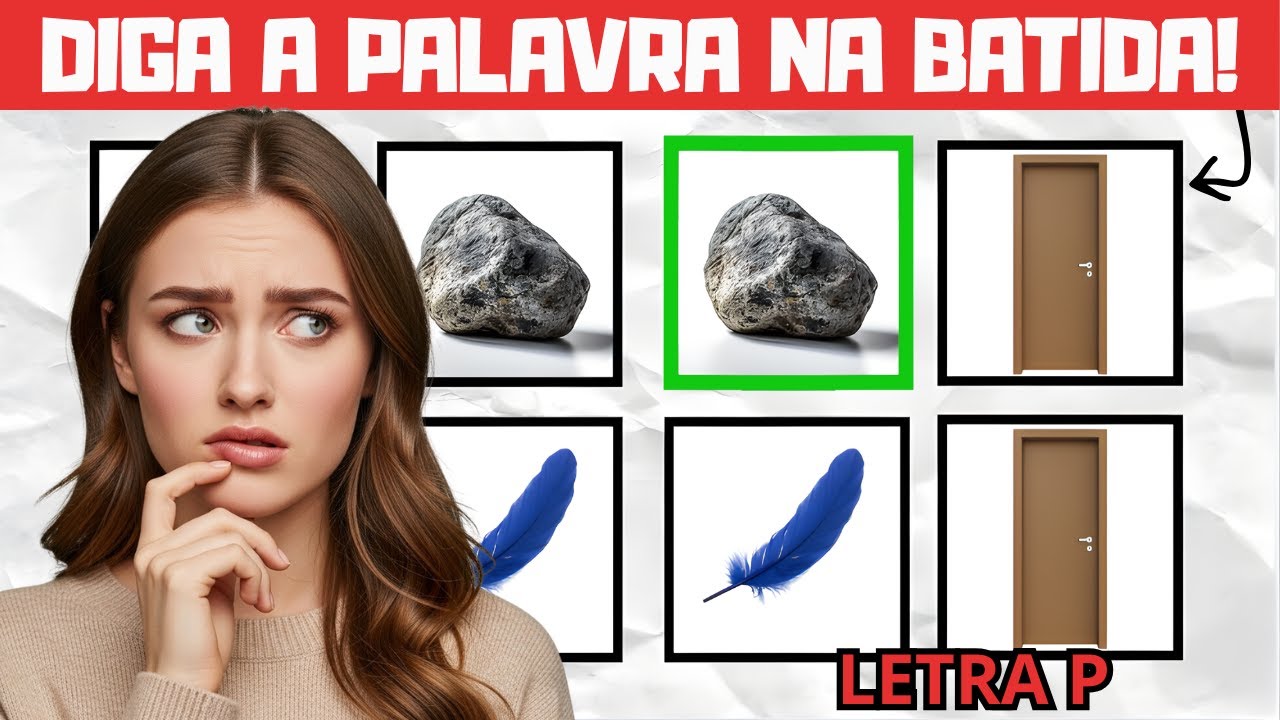 DESAFIO LETRA P: Diga a Palavra na Batida da Música (Parte 1)