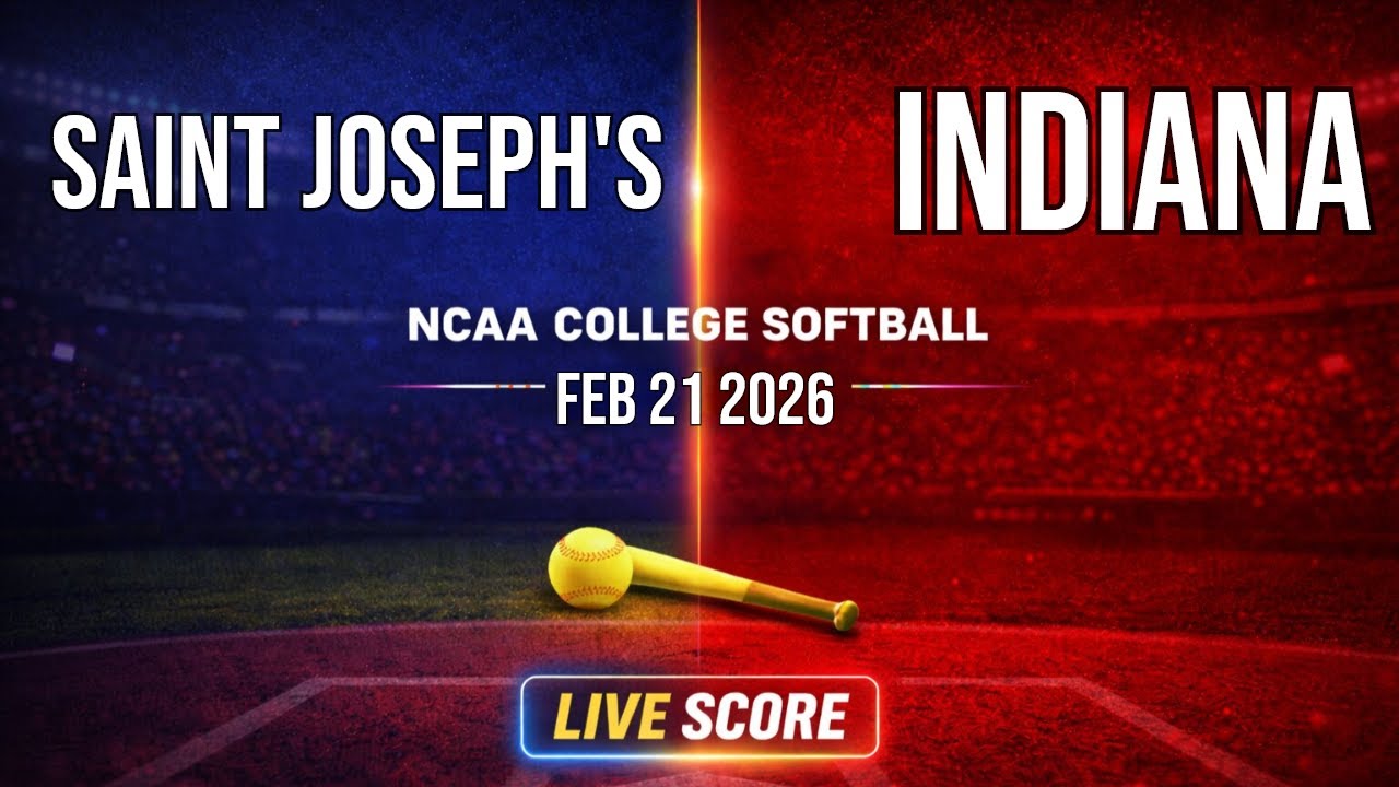 Saint Joseph's Vs Indiana Live | Softball | Live SCOREBOARD