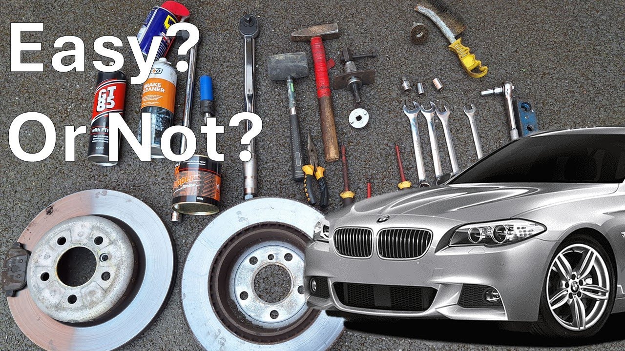 Задние тормозные колодки и диски BMW F11