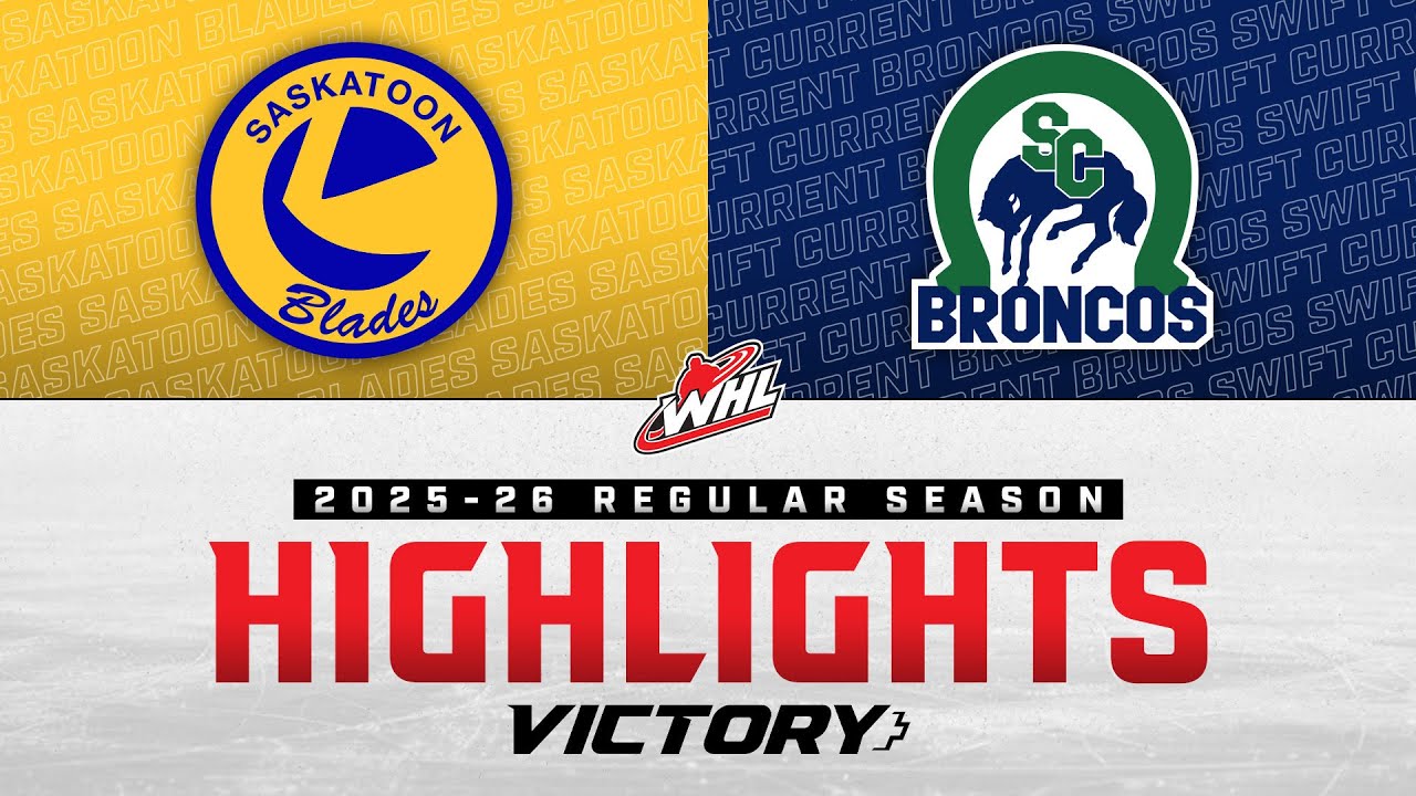Saskatoon Blades at Swift Current Broncos 01/17 | WHL Highlights 2025-26