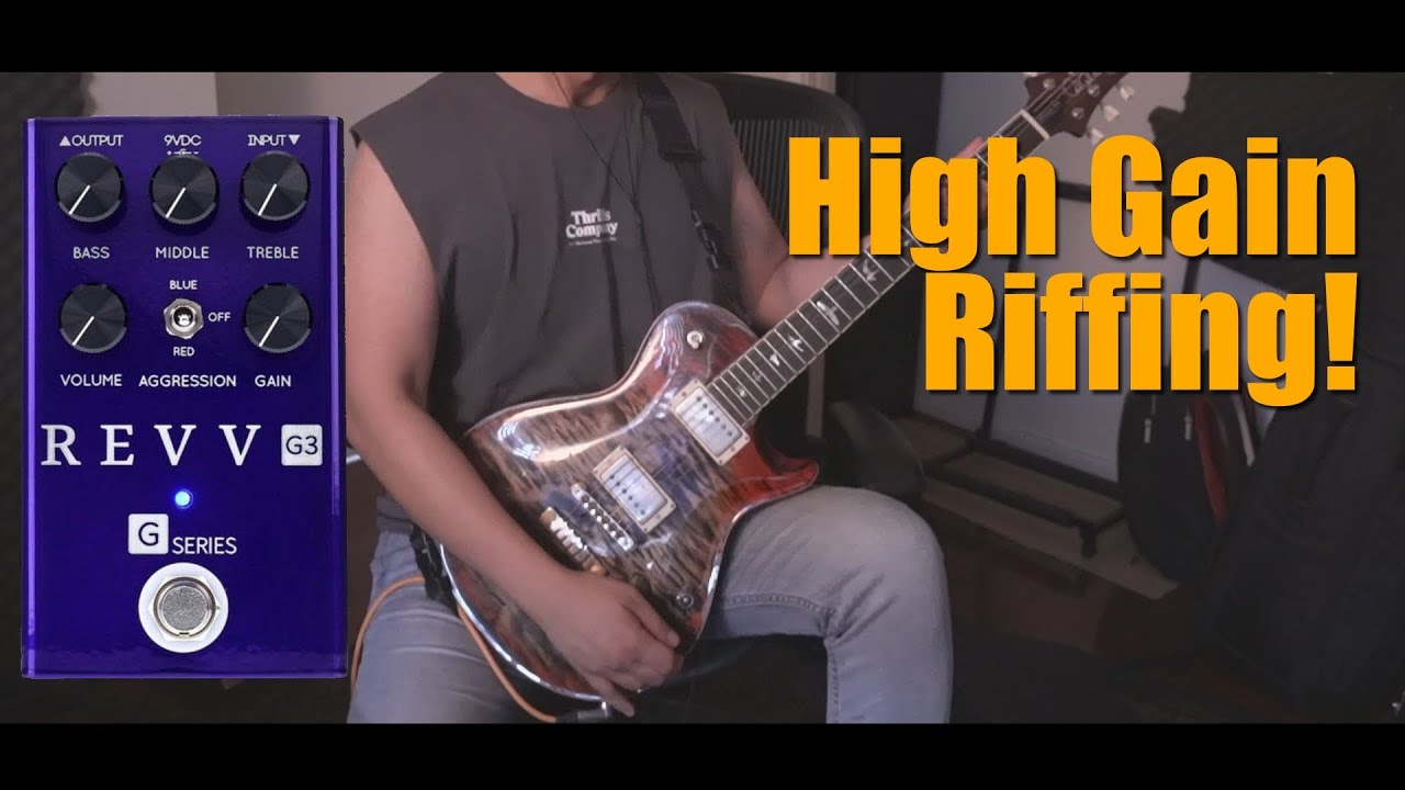 No-Talk High Gain Riffing | PRS McCarty SC594 | Revv G3v1 | V30