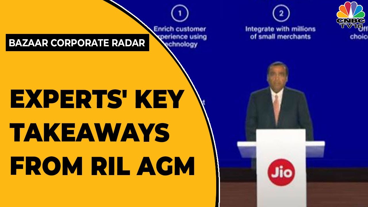 Industry Experts Talk About Key Takeaways From RIL 45th AGM | Bazaar Corporate Radar | CNBC-TV18