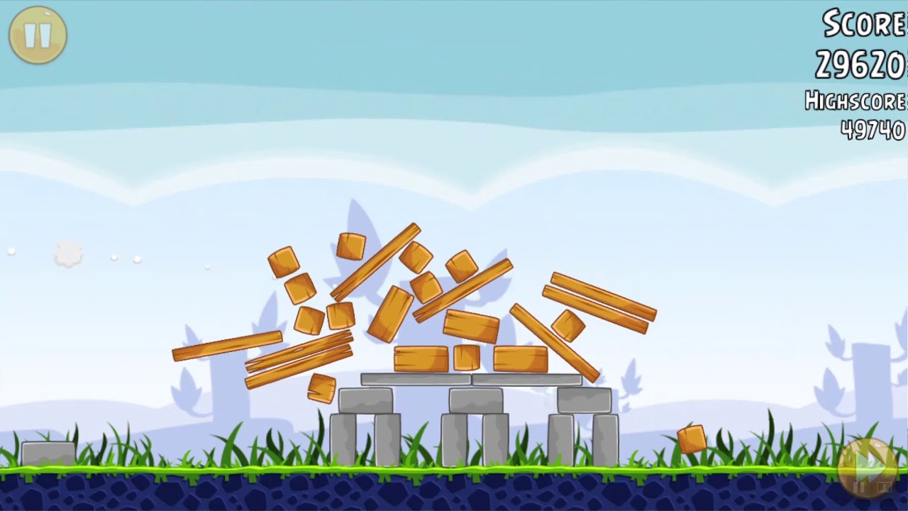 Angry Birds Classic Level 1-17 Walk through with out any booster