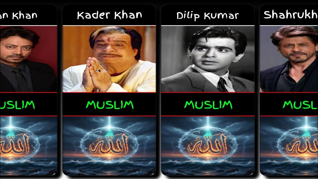 Muslim Actors In Bollywood || Indian Actors Who Are Muslim