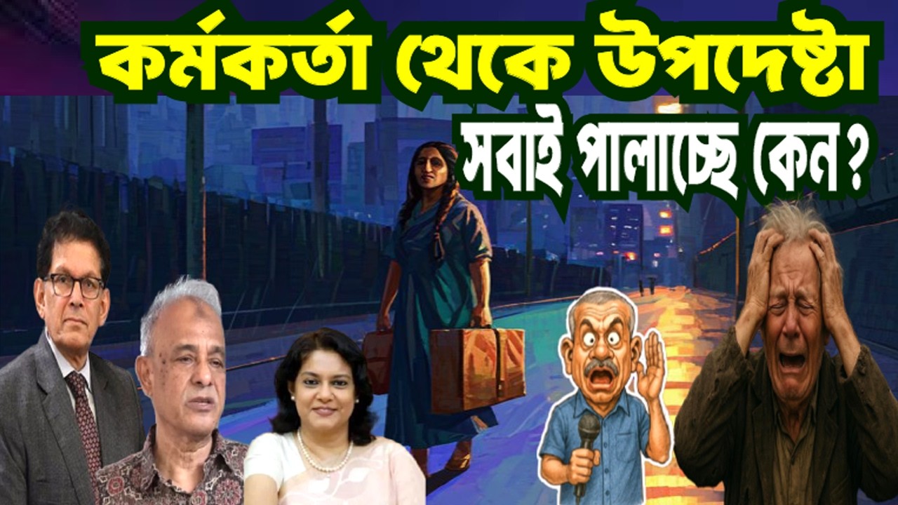 কর্মকর্তা থেকে উপদেষ্টা সবাই পালাচ্ছে কেন? YUNUS | ADMIN | NCP |