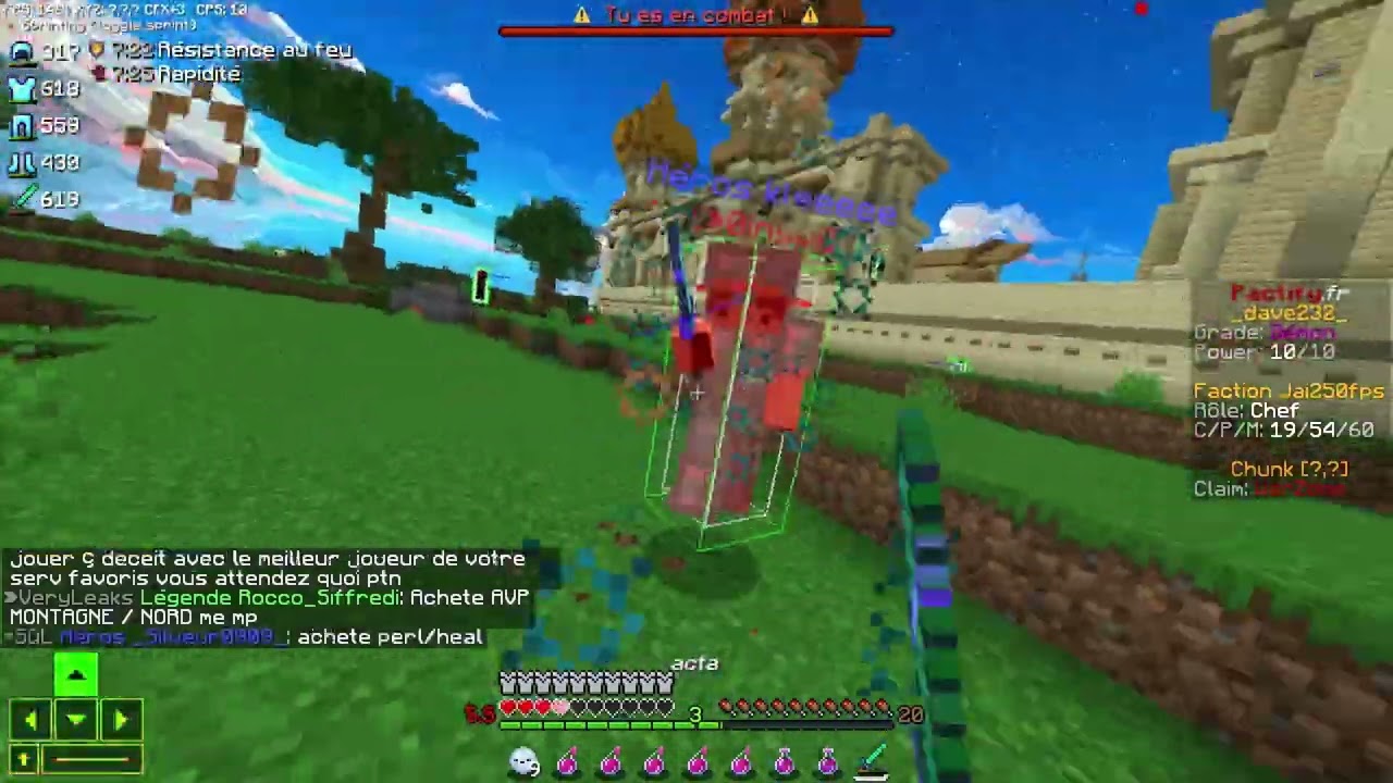 (pactify) pvp de c*n pas drop/sa back comme des bots