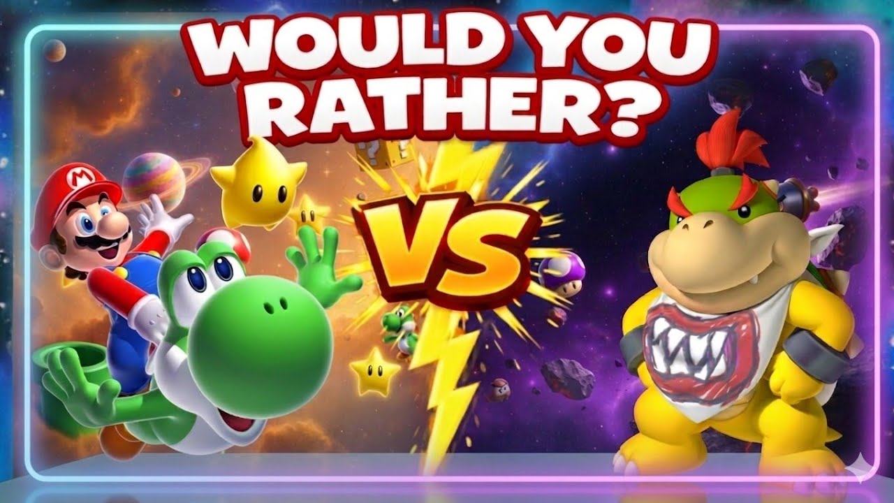 WOULD YOU RATHER? | The Super Mario Galaxy Movie 🚀⭐