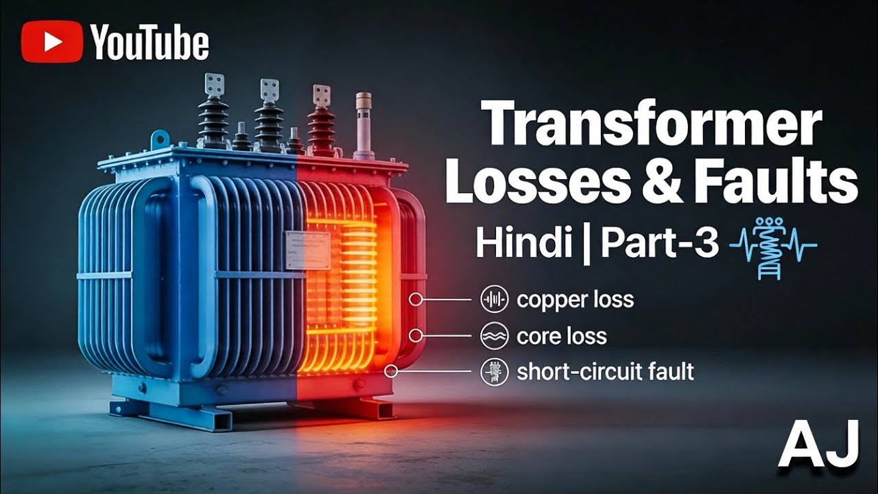 Transformer Losses & Faults Explained | Hindi | Part-3 #transformer 