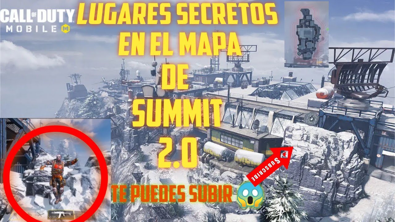 Lugares secretos en Mapa SUMMIT 2.0 / Call of Duty mobile ☢️