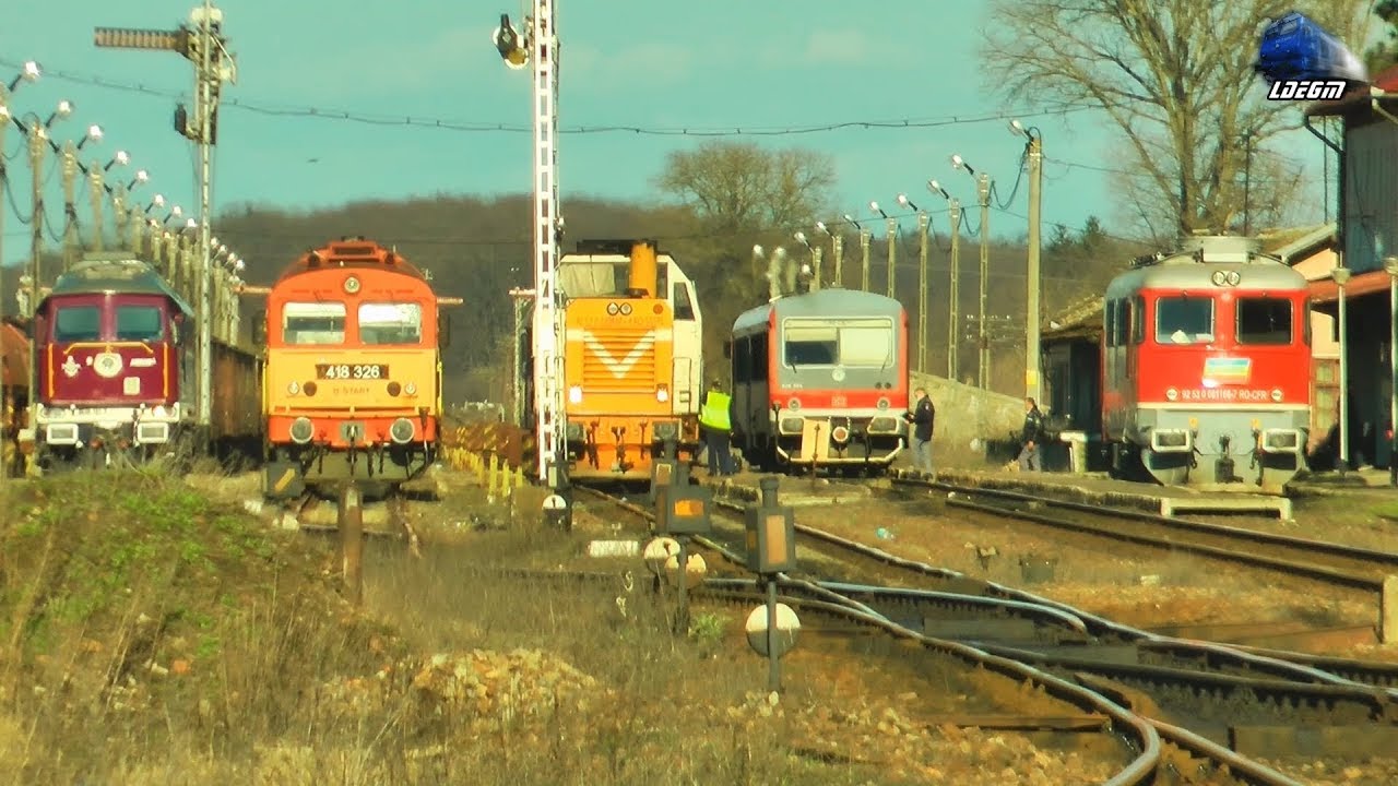Trenuri & Activitate Feroviară/Trains & Rail Activity in Gara Valea lui Mihai Station 12 March 2020