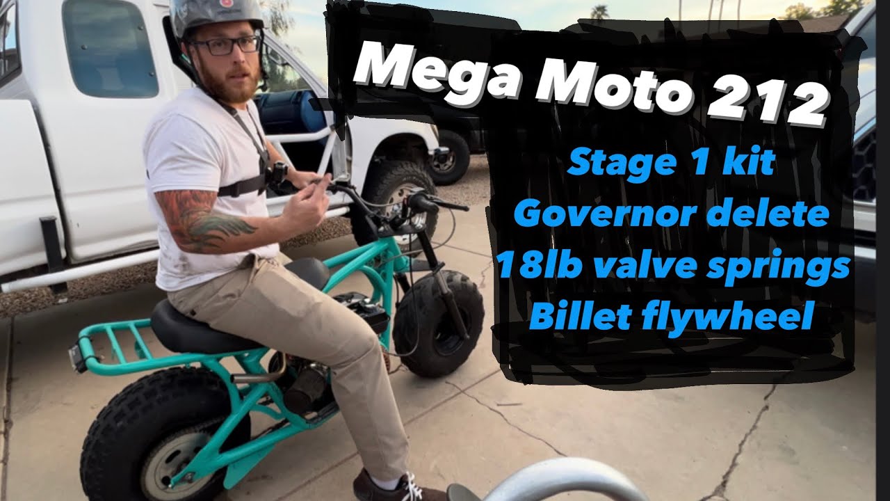 Mega Moto 212 stage 1 top speed test